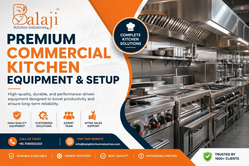 Premium Commercial Kitchen Equipment & Setup in Delhi – Complete Guide