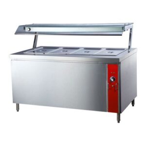 Cold Bain Marie With Sneeze Guard (Electric)