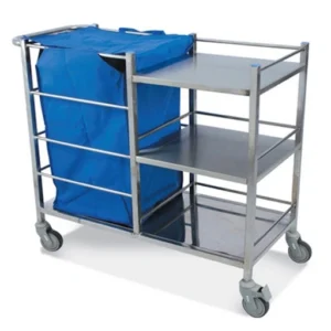 SS Linen Cum Utility Trolley