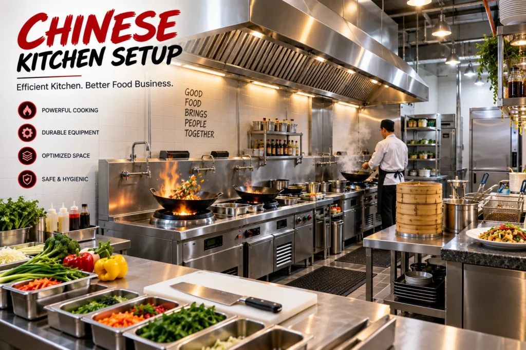 Chinese Kitchen Setup Smart Ideas for an Efficient Commercial Kitchen